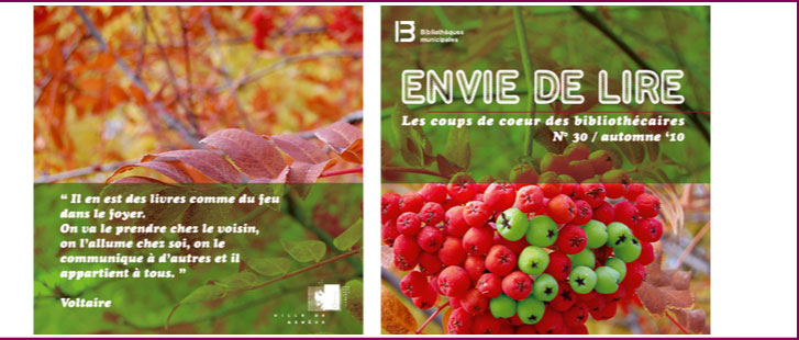 Illustration - 1st and 4th hard cover BMU - Envie de Lire nº 30